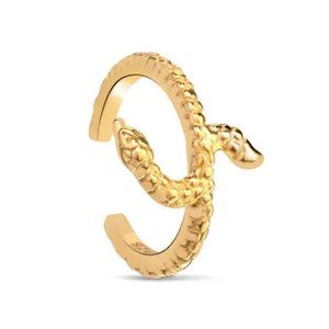 New Gold Plated Sterling Silver Snake ear cuff